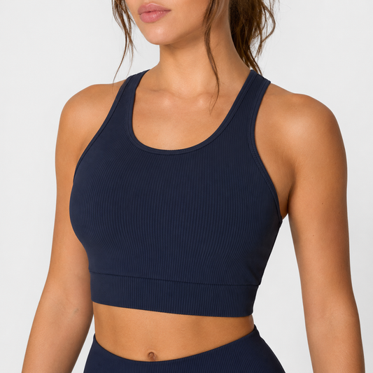 Ribbed Racerback Crop Tank
